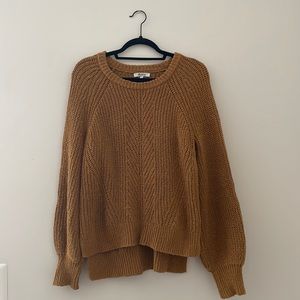 Madewell Sweater with Balloon Sleeves